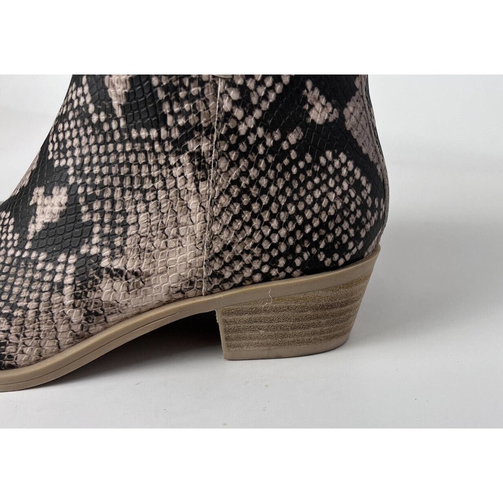 Dolce Vita Tavin Snakeskin Embossed Python Stacke… - image 5
